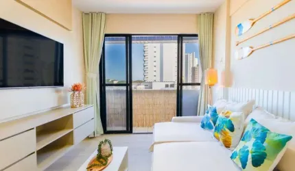 Apartamento com 1 dormitório à venda por R$ 389.000,00 - Ponta Negra - Natal/RN