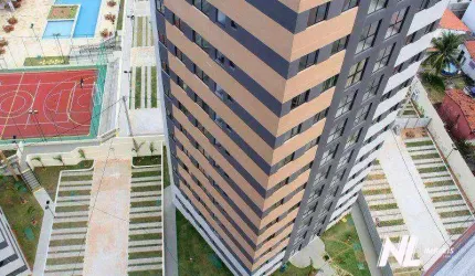 Apartamento no Condomínio Viver Bem à venda, 32 m² por R$ 160.000 - Pitimbu - Natal/RN