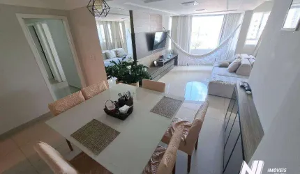 Apartamento em Capim Macio, com 132m² - 3Quartos, sendo duas suites + escritório
