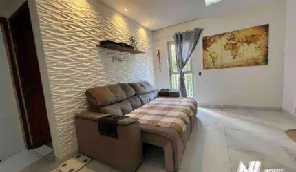 Apart. em Petrópolis com 2/4 no tamanho de 48m2