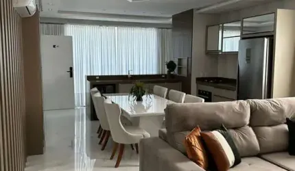 Apartamento com três Suites finamente mobiliado