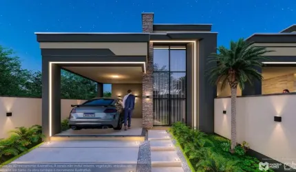 Casa com 3 dormitórios sendo 1 suíte