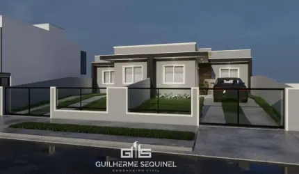 Casa para Venda em Campo Largo, Conjunto Habitacional Monsenhor Francisco Gorski, 2 dormitórios, 1 banheiro, 1 vaga