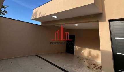 Casa nova à venda  bairro Portal Ville Azaleia, em Boituva, São Paulo.