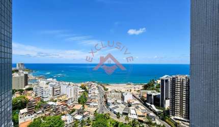 Apartamento à venda no Rio Vermelho, Salvador-BA: 1 quarto, 1 suíte, 2 banheiros, 2 vagas de garagem e 85,81m² de área.