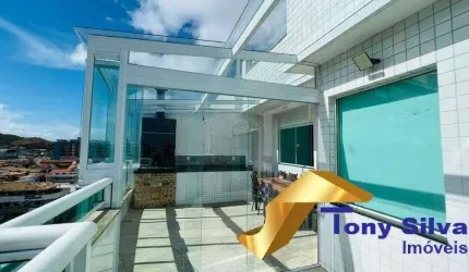 Cobertura perfeita edificada com total de 198m²!