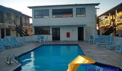 Linda casa linear com vista mar 2 quartos no Foguete em Cabo Frio
