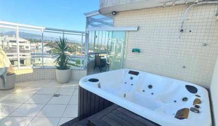 Cobertura  duplex de alto padrão com área gourmet e Jacuzzi !!!