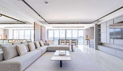 Apartamento 4 Suítes Mobiliado e Decorado, Frente para o Mar - Balneário Camboriú /SC