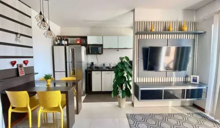 Venda de Apartamento no Floresta, Joinville – 2 Quartos, Móveis Sob Medida, 53,20m², R$ 383.000