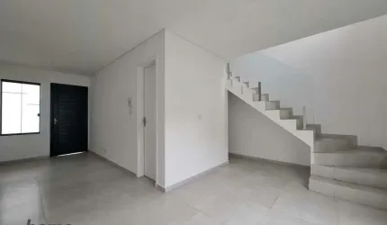 Sobrado Geminado Novo com 2 Quartos, Sendo 1 Suíte, e 1 Escritório à Venda no Bairro Santa Catarina por R$ 344.000,00