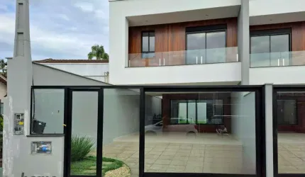 Sobrado Geminado Novo com 3 Suítes e Escritório à Venda no Saguaçú – De R$ 1.380.000,00 por R$1.299.000,00 Por tempo Limitado!!