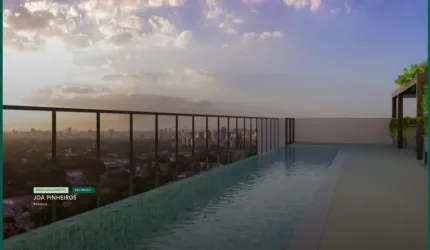 Joá Pinheiros, na planta, studio e 1 dorm com sacada, lazer completo. Unidades de 24m² studio e 1 dorm 25-29m²