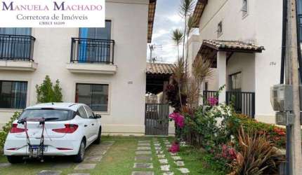Casa em condomínio fechado com 4 quartos à venda na Rodovia BA-099 - Estrada do Côco, Km 10, Abrantes, Camaçari por R$ 640.000
