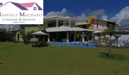 Casa em condomínio fechado com 5 quartos à venda na Avenida Humaitá, Guarajuba, Camaçari por R$ 3.600.000