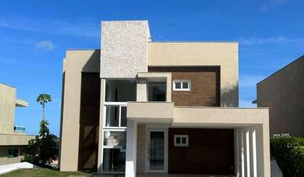 Casa em condomínio fechado com 4 quartos à venda na R. Imbassaí, Abrantes, Camaçari por R$ 1.790.000