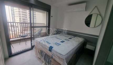 Studio mobiliado à venda e locação no bairro Vila Gumercindo com 1 dormitório