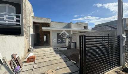 Casa nova com 3 quartos (1 suíte)
