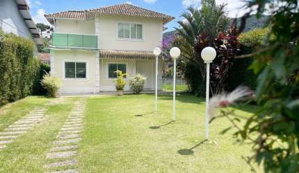 CASA  4 QUARTOS À VENDA EM CONDOMÍNIO, 205 M² POR R$ 750.000,00 - ALBUQUERQUE- TERESÓPOLIS/RJ