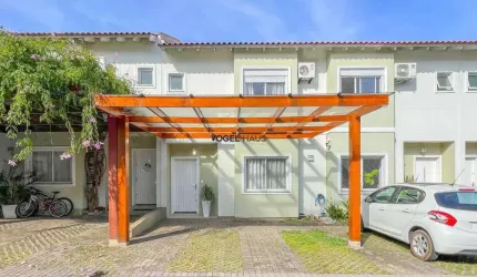 Residencial Medianeira II: Sobrado em Condomínio à venda em Canoas - Área de serviço e churrasqueira