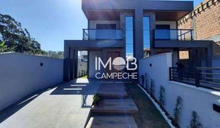 Casa (direita) com 3 dormitórios à venda, 153 m² - Açores - Florianópolis/SC