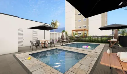 02 Quartos com Lazer Completo e Piscina - Jd. Paineiras