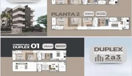 Apartamento com 2 quartos à venda na Rua das Guianas, 286, Centro, Pinhais, 61 m2 por R$ 360.000