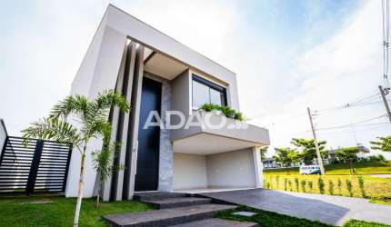 O Sobrado de maior requinte de 4 suítes Terra's Alpha 1 em Senador Canedo Casa em Condomínio com 4 Quarto(s) e 6 banheiro(s) à Venda, 195.91 por R$ 1.600.000 no setor Terras Alpha 2 VN11612