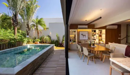 Ágio Ágio Jardins Lyon Casa Térrea 172m² + kit gourmet Casa em Condomínio com 3 Quarto(s) e 4 banheiro(s) à Venda, 172.08 por R$ 947.153,03 no setor Setor Centro Oeste VN17232