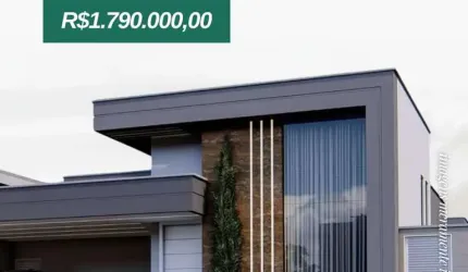 CASA CONDOMÍNIO TERRAS ALPHA GOIÁS 1 Casa em Condomínio com 3 Quarto(s) e 4 banheiro(s) à Venda, 206.05 por R$ 1.790.000 no setor Terras Alpha Residencial 2 VN19261