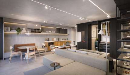 Ágio City Way - Vaca Brava - Studio Andar Alto Studio com 1 Quarto(s) e 1 banheiro(s) à Venda, 50 por R$ 835.000 no setor Setor Bueno IN23234