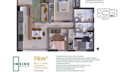 Ágio More com vista Parque Cascavel pagando abaixo do valor da construtora, apartamento de 3 quartos Apartamento com 3 Quarto(s) e 2 banheiro(s) à Venda, 77 por R$ 615.000 no setor Vila Rosa VN23252