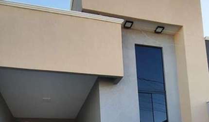 Casa térrea com 3 quartos no Setor Jardim Buriti Sereno em Ap. de Goiânia Casa de Rua com 3 Quarto(s) e 3 banheiro(s) à Venda, 124 por R$ 480.000 no setor Buriti Sereno FL24604