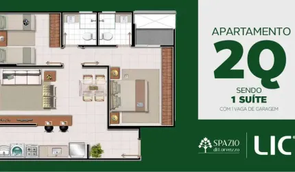 SPAZIO DI LOURENZO - VILLA ROSA Apartamento com 3 Quarto(s) e 3 banheiro(s) à Venda, 74.96 por R$ 540.855 no setor Vila Rosa VN24734