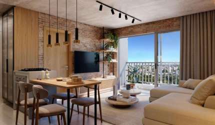 Ágio Apartamento de 59m no Hello Universitário Apartamento com 2 Quarto(s) e 2 banheiro(s) à Venda, 59 por R$ 631.000 no setor Setor Leste Universitário ST25698