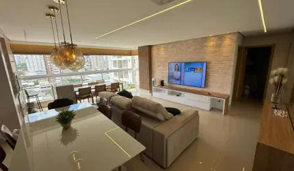 Ágio Lindo apartamento com churrasqueira a carvão ao lado do Vaca Brava Apartamento com 3 Quarto(s) e 4 banheiro(s) à Venda, 121 por R$ 1.150.000 no setor Jardim América ST26105