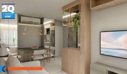 Katedral SKY Rooftop 2Q Apartamento com 2 Quarto(s) e 2 banheiro(s) à Venda, 60 por R$ 560.000 no setor Setor Central FL26806