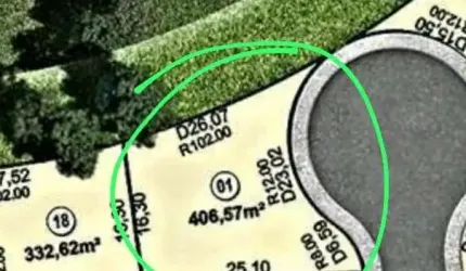 Lote quitado Jardins Bolonha. Lote à Venda, 406 por R$ 460.000 no setor Jardins Bolonha VN28367