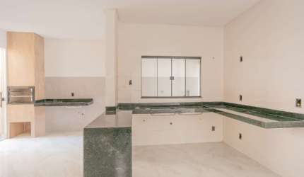 Casa 3 Quartos com Área Gourmet e Acabamento Premium – Setor Alvorada Oeste - Aparecida de Gyn Casa de Rua com 3 Quarto(s) e 2 banheiro(s) à Venda, 118.55 por R$ 350.000 no setor Alvorada Oeste IN2853
