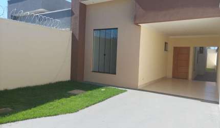 Casa Nova 3Q c/ Suíte + Varanda Gourmet – Alto Padrão no Buriti Sereno Casa de Rua com 3 Quarto(s) e 3 banheiro(s) à Venda, 125 por R$ 500.000 no setor Jardim Buriti Sereno AU28578
