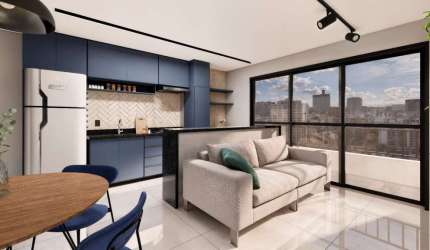 Apartamento 1 Quarto Mobiliado e Decorado - RITMO BUENO Apartamento com 1 Quarto(s) e 1 banheiro(s) à Venda, 45.81 por R$ 600.000 no setor Setor Bueno IN29709