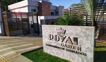 SOBRADO - CONDOMÍNIO ROYAL GARDEN  Casa em Condomínio com 3 Quarto(s) e 4 banheiro(s) à Venda, 143.45 por R$ 650.000 no setor Cardoso Continuação TA29576