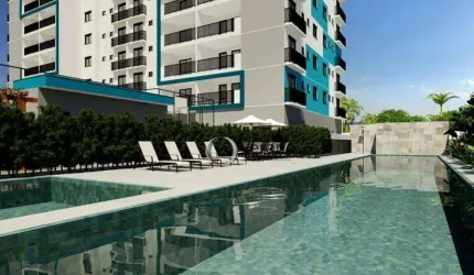 Apartamento com 2 dormitórios à venda, 62 m² por R$ 491.000,00 - Residencial Villa Lombardia - Paulínia/SP