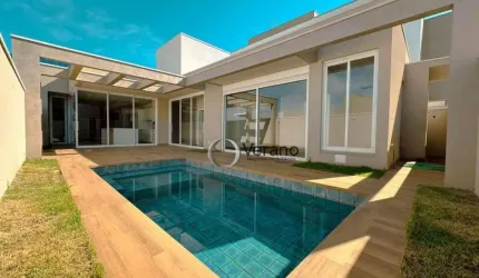 Casa com 4 dormitórios à venda, 213 m² por R$ 2.250.000,00 - Condomínio Residencial Santorini - Paulínia/SP