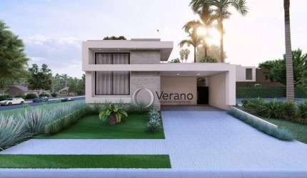 Casa com 3 dormitórios à venda, 219 m² por R$ 2.050.000,00 - Condomínio Residencial Santorini - Paulínia/SP