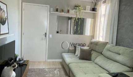 Apartamento com 2 dormitórios à venda, 43 m² por R$ 272.000 - Condomínio Quero Quero - Valinhos/SP