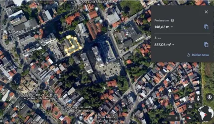 Terreno à venda, 830 m² por R$ 1.018.500,00 - Centro - Lauro de Freitas/BA