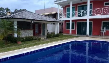 Casa com 4 dormitórios para alugar, 320 m² por R$ 6.368,33/mês - Barra do Jacuípe - Barra do Jacuípe/BA