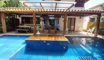 Casa com 4 dormitórios à venda, 245 m² por R$ 3.400.000,00 - Praia do Forte - Mata de São João/BA