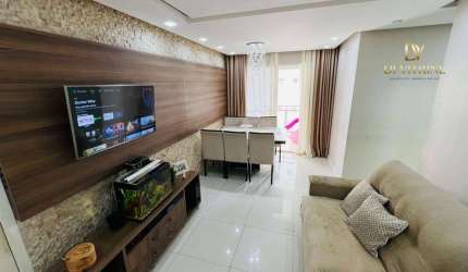 Apartamento com 3 dormitórios, 74 m² - venda por R$ 600.000,00 ou aluguel por R$ 3.713,00/mês - Vila Barros - Guarulhos/SP